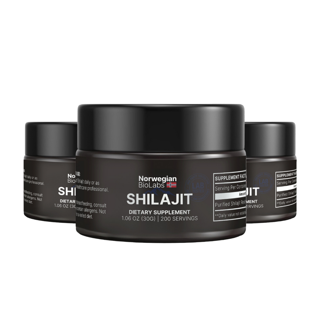3x Norwegian BioLabs Shilajit | 44% Discount Ships Every 3 Months