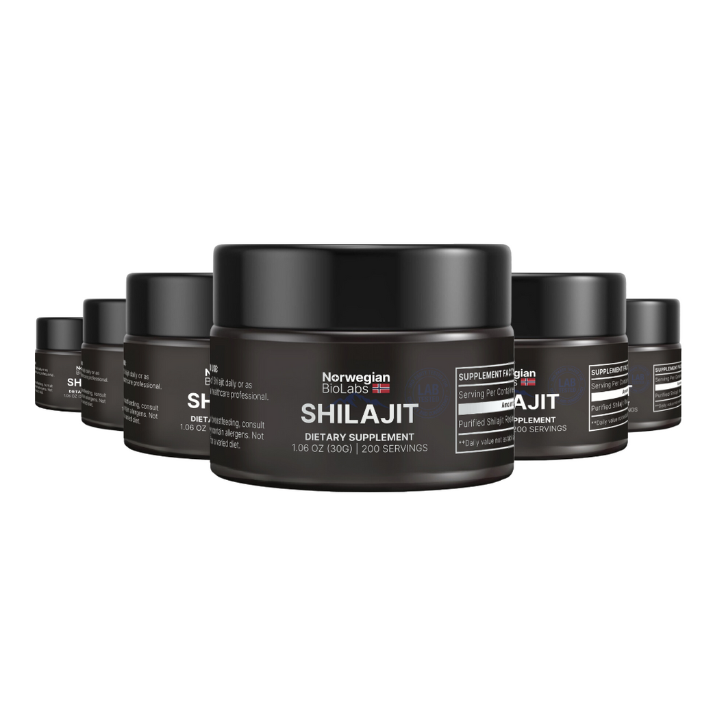 6x Norwegian BioLabs Shilajit | 59% Discount Ships Every 6 Months
