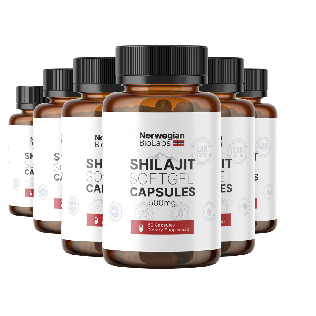 6x Shilajit SoftGel Capsules | 59% Discount Ships Every 6 Months
